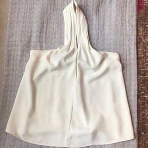 Amanda Uprichard White Halter Tank- Size S